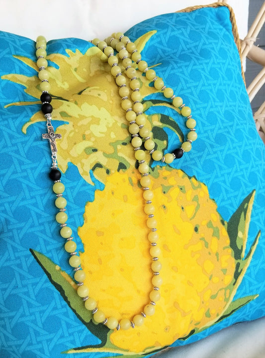 olive jade beaded necklace summer jewelry 2020