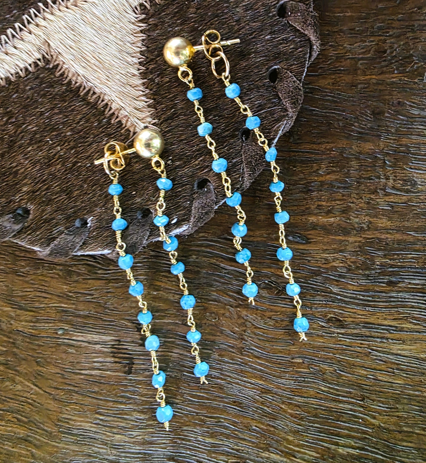 Turquoise Double Drop Earrings