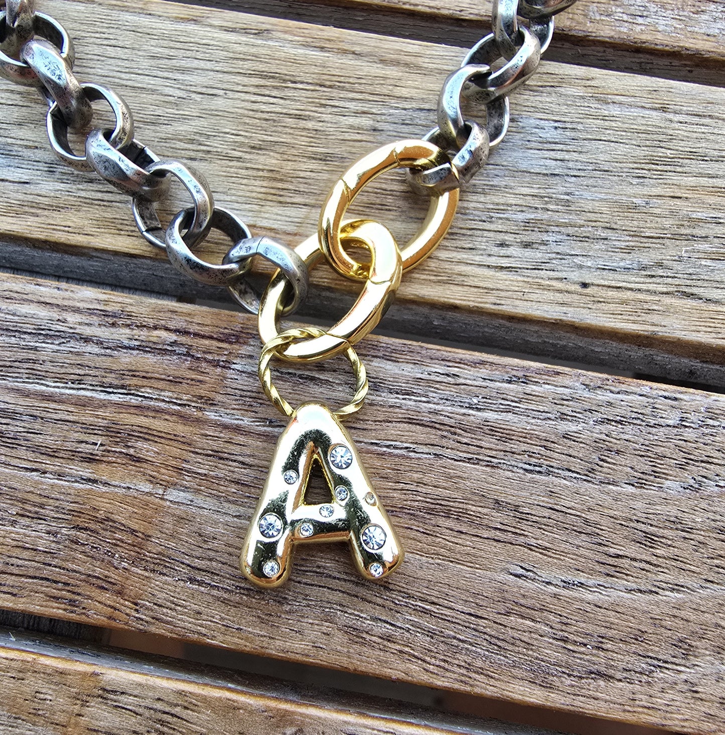 NEW! Bubble Letter Initial Necklace