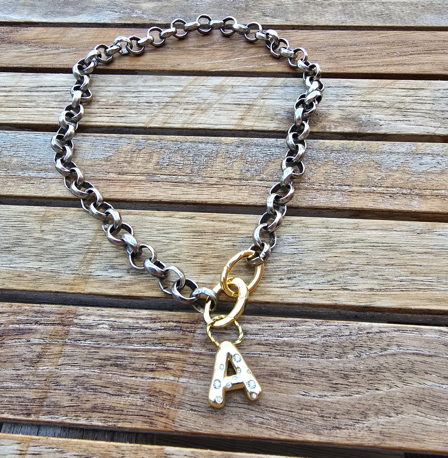 NEW! Bubble Letter Initial Necklace
