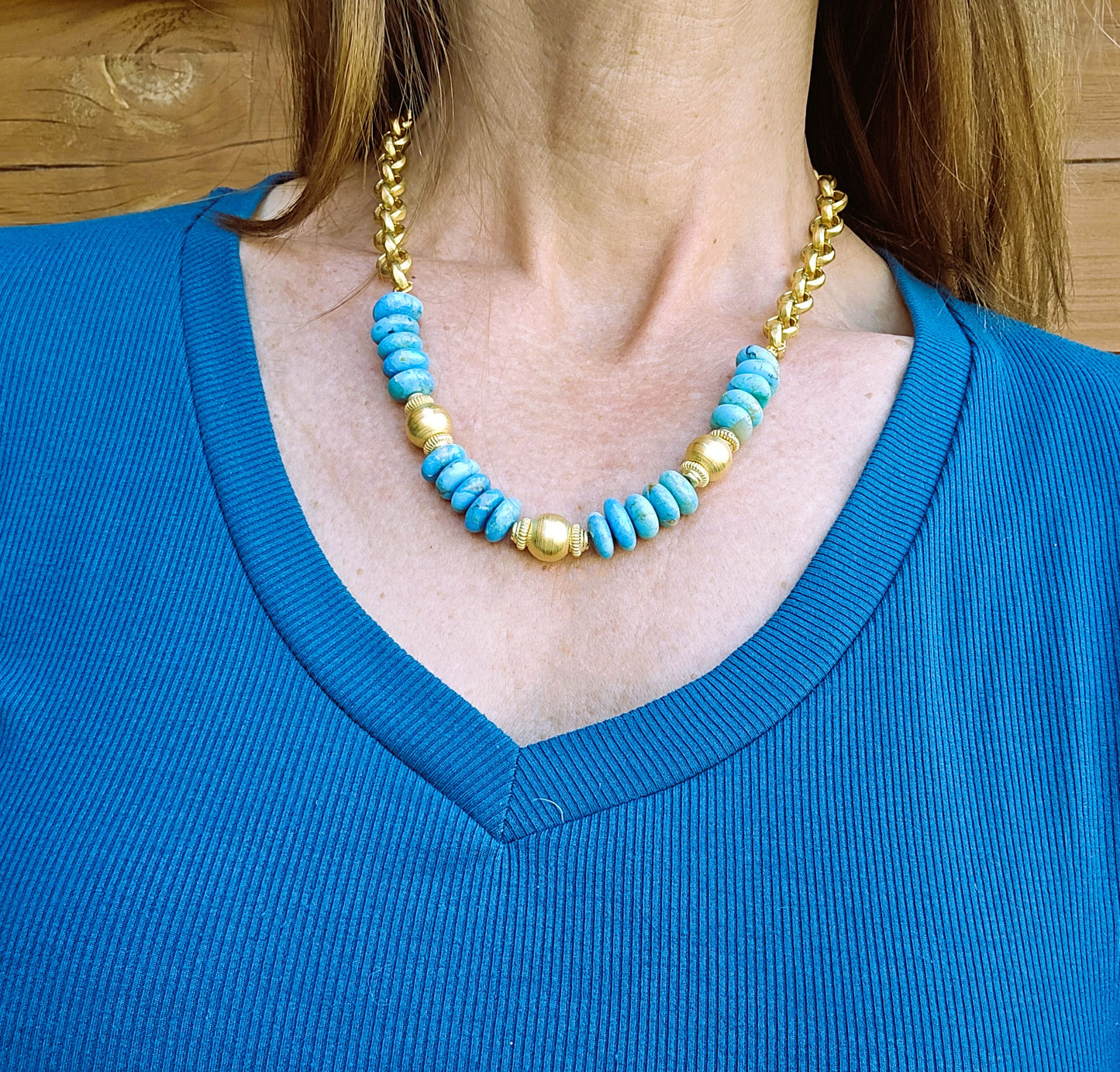 The Lauren Necklace - Turquoise