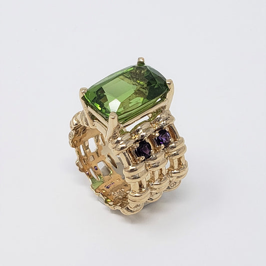 Arizona Peridot Maria Ring