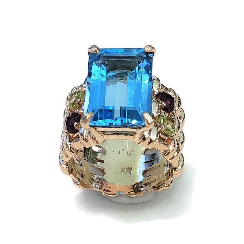 Blue Topaz Maria Ring