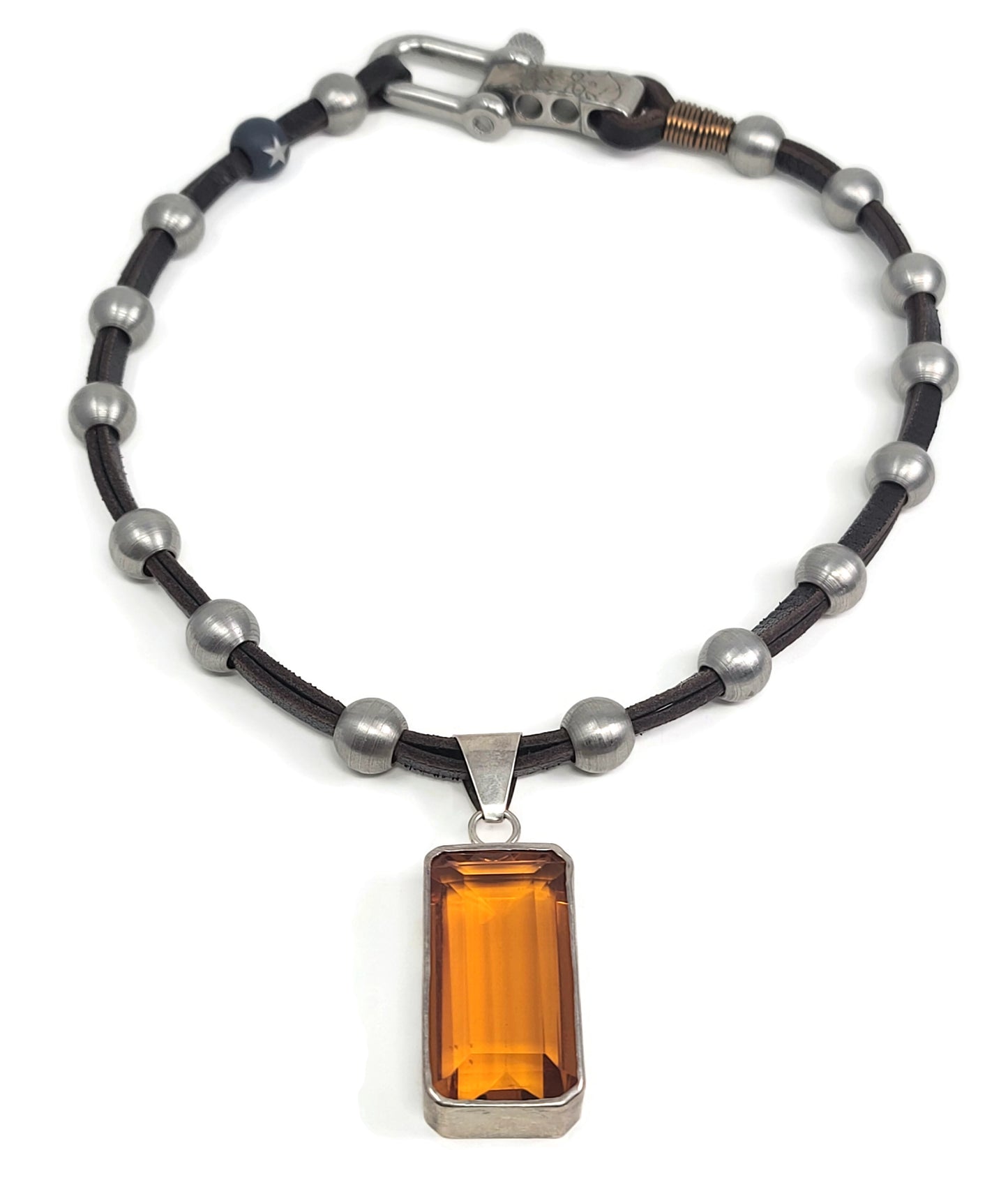 Madeira Citrine Pendant Necklace