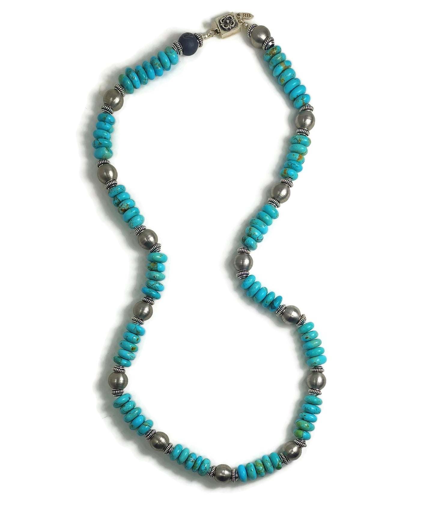 Rio - Kingman Steel Long Necklace