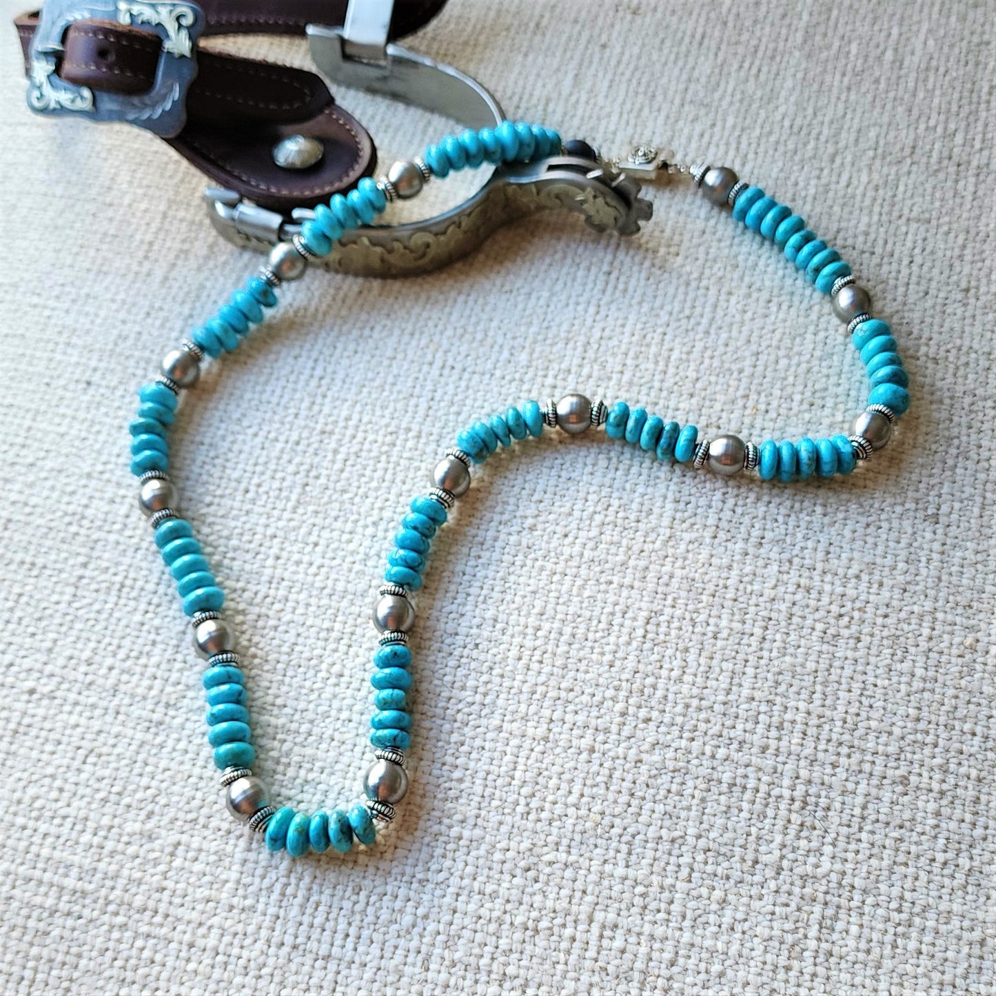 Rio - Kingman Steel Long Necklace