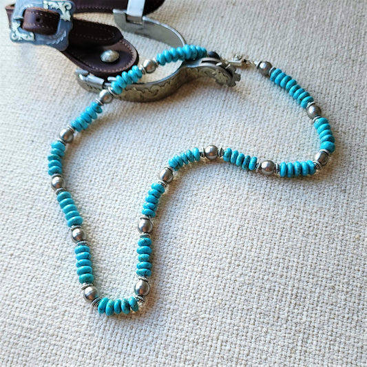 Rio - Kingman Steel Long Necklace