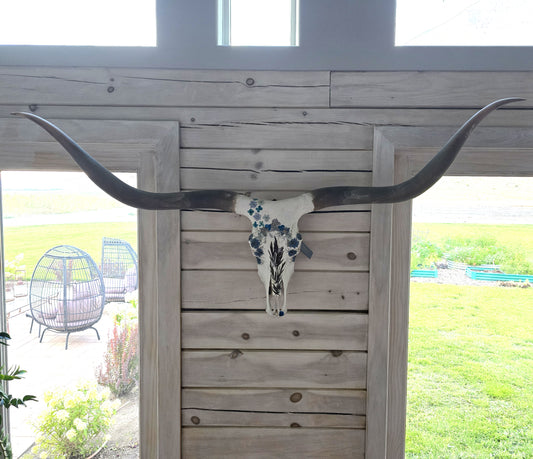 Afina - Texas Longhorn Skull Mount Art