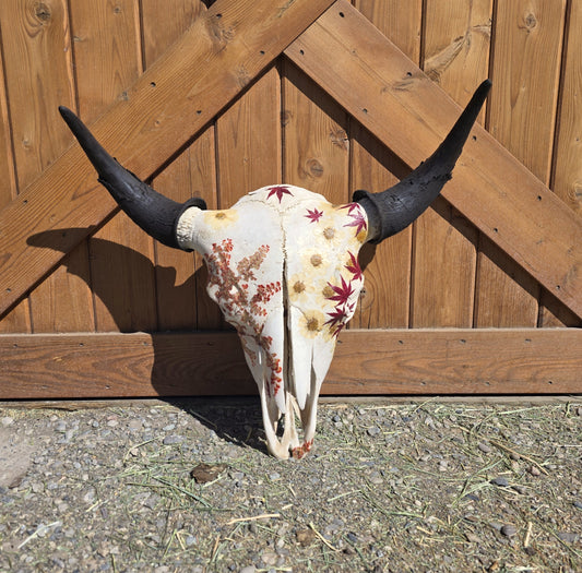 Bourbon - Bison Skull Art