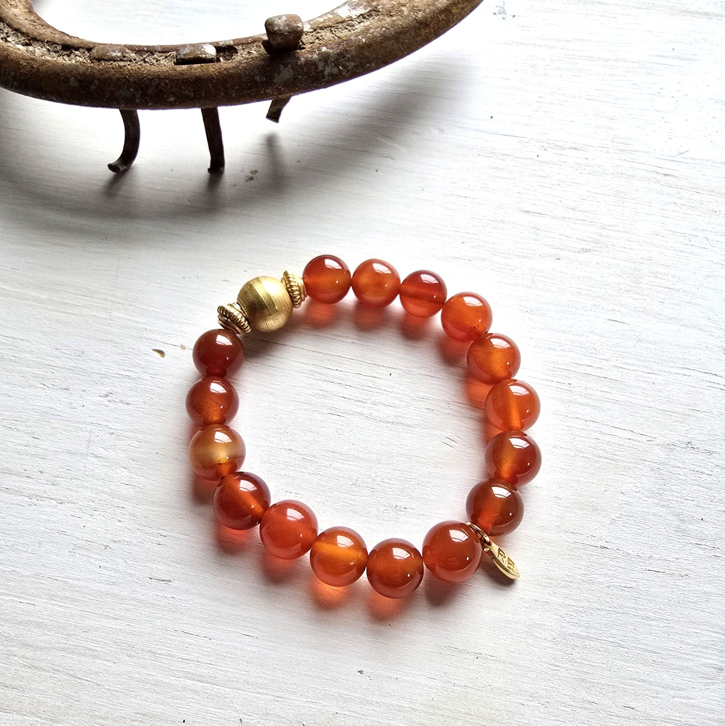 Abilene - Carnelian Stretch Bracelet