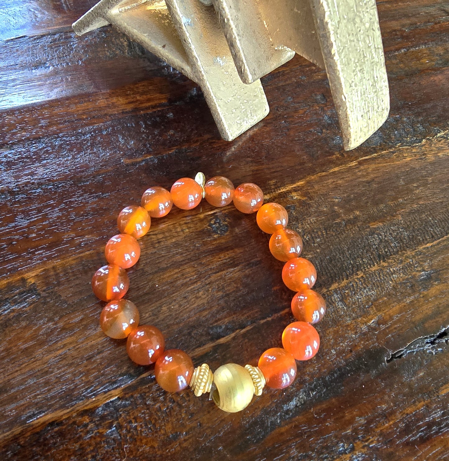 Abilene - Carnelian Stretch Bracelet