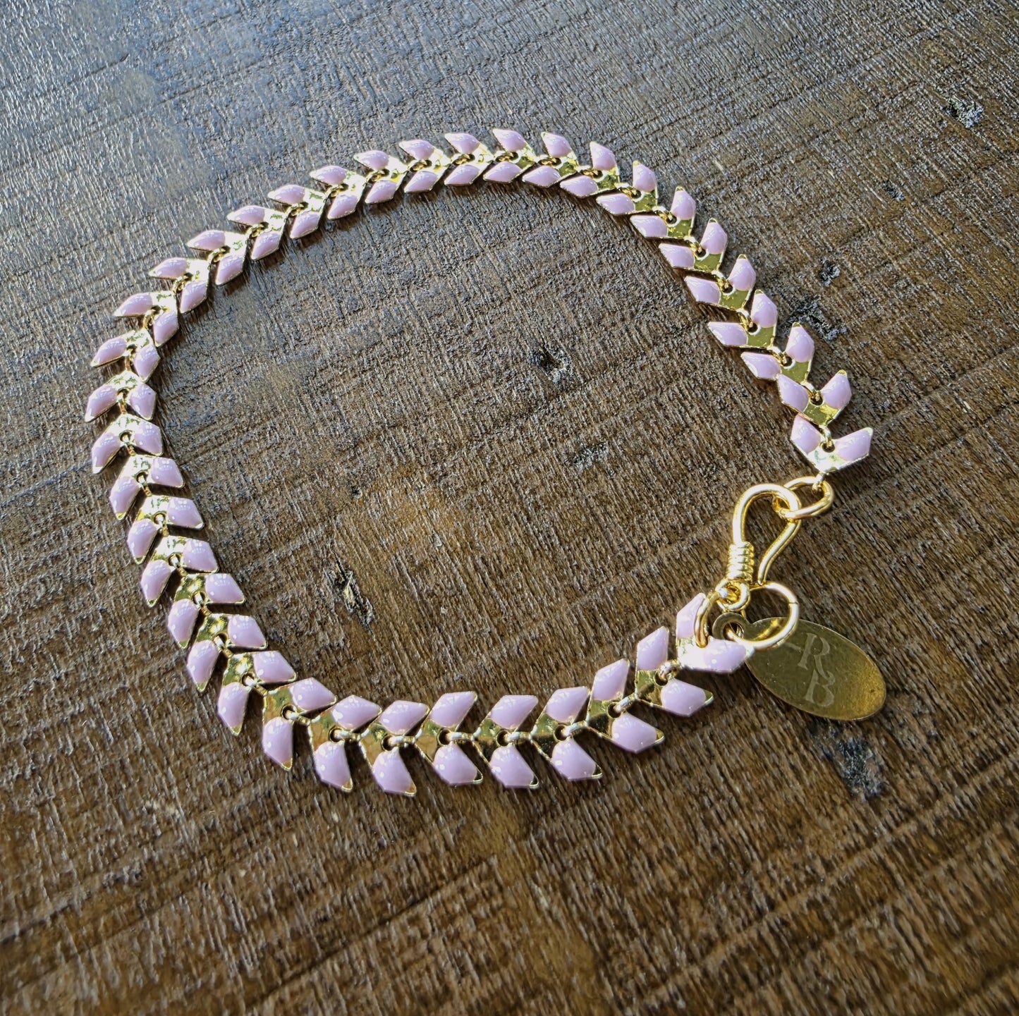 Chevron Enamel Bracelet