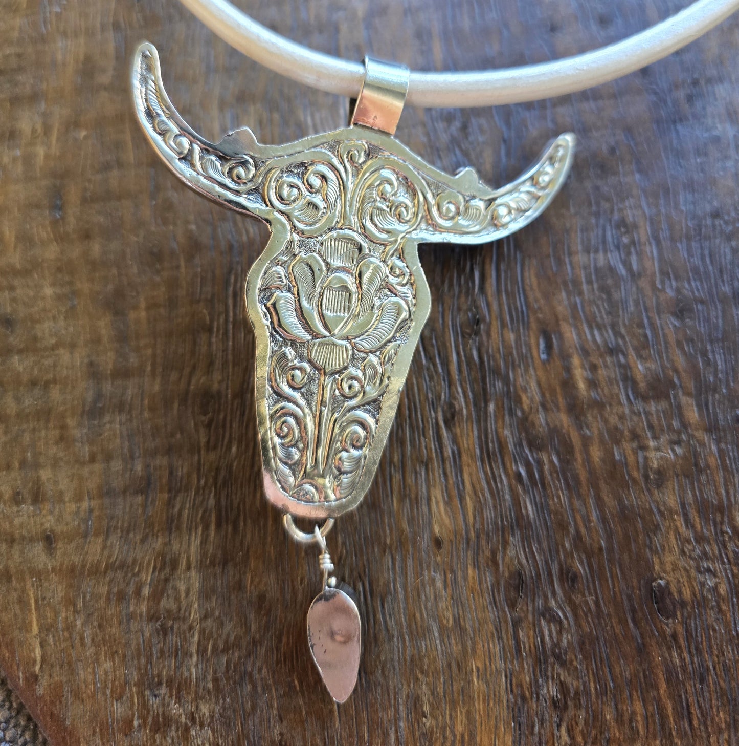 Longhorn Pendant Necklace