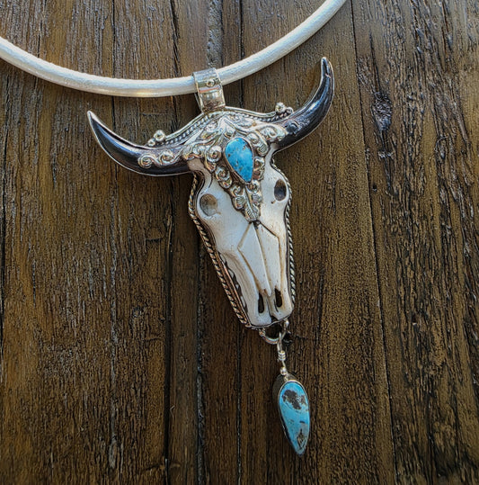 Longhorn Pendant Necklace