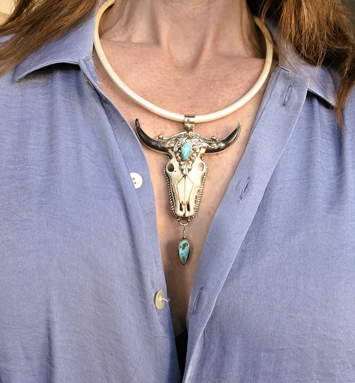 Longhorn Pendant Necklace