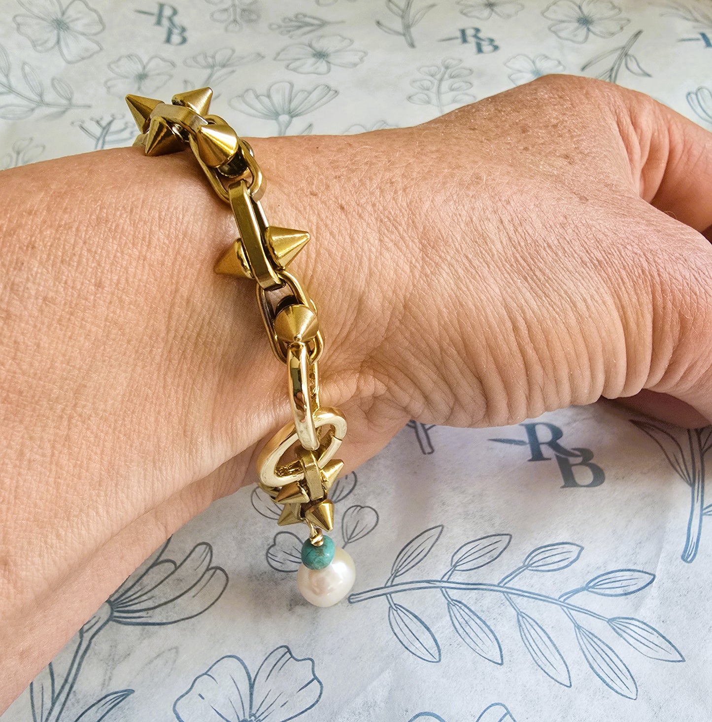 Spike Charm Bracelet