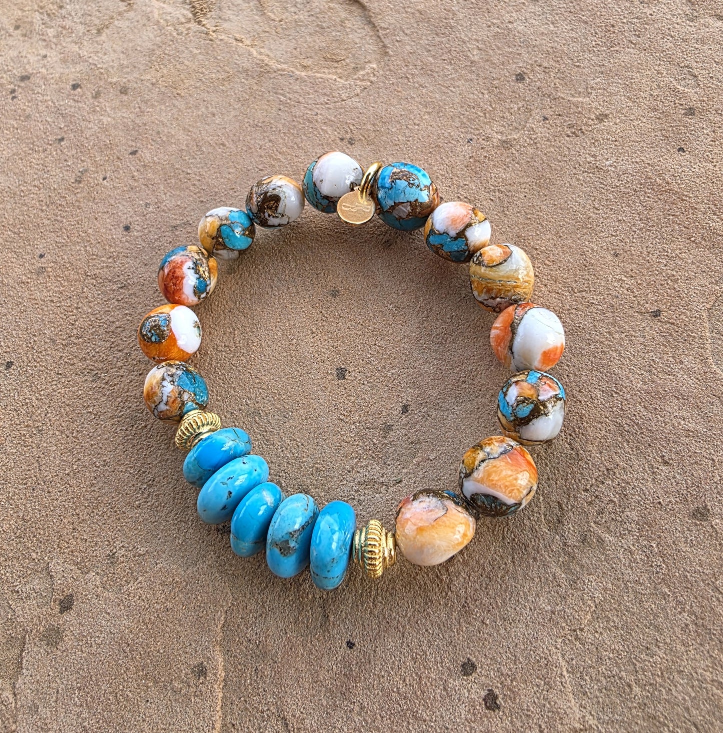 Spiny Oyster Turquoise Bracelet