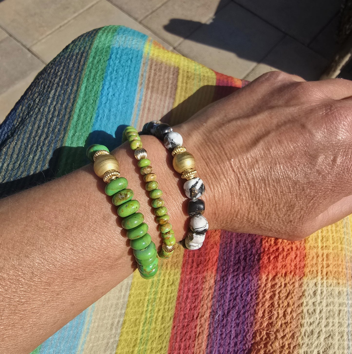 White Buffalo Turquoise Bracelet