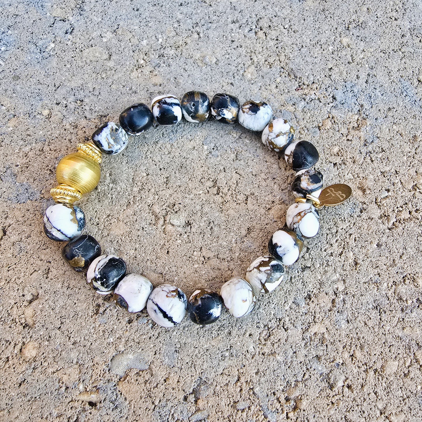 White Buffalo Turquoise Bracelet