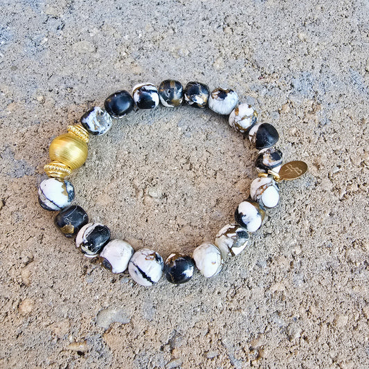 White Buffalo Turquoise Bracelet