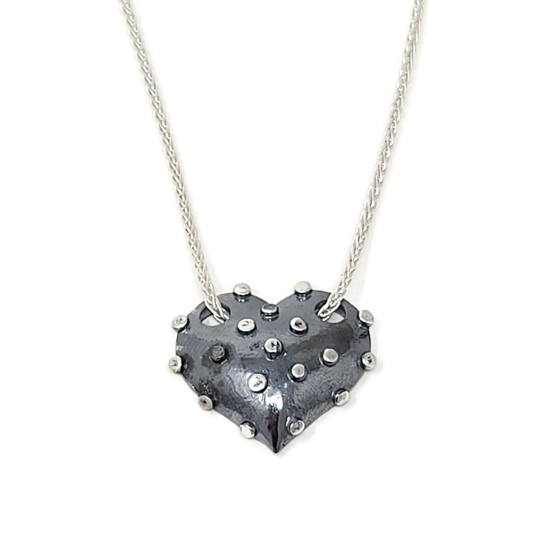True Grit Silver Heart Necklace
